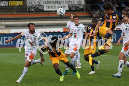 Fussball. Tipico Bundesliga. RZ Pellets WAC gegen Red Bull Salzburg. Nemanja Rnic, Manfred Gollner,  (WAC), Jerome Onguene, Ramalho Silva Andre  (Salzburg). Wolfsberg, am 17.6.2020.
Foto: Kuess
www.qspictures.net

---
pressefotos, pressefotografie, kuess, qs, qspictures, sport, bild, bilder, bilddatenbank
