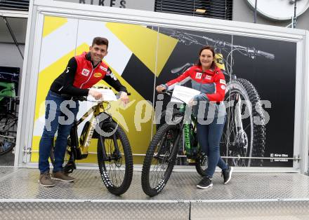 Nordische Kombination. Ski Alpin. Pressekonferenz. Baeren Bikes. Philipp Orter, Ramona Siebenhofer. St. Jakob/Ros. 16.5.2020.
Foto: Kuess
www.qspictures.net

---
pressefotos, pressefotografie, kuess, qs, qspictures, sport, bild, bilder, bilddatenbank