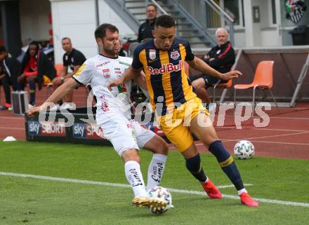 Fussball. Tipico Bundesliga. RZ Pellets WAC gegen Red Bull Salzburg. Nemanja Rnic,  (WAC), Noah Okafor  (Salzburg). Wolfsberg, am 17.6.2020.
Foto: Kuess
www.qspictures.net

---
pressefotos, pressefotografie, kuess, qs, qspictures, sport, bild, bilder, bilddatenbank