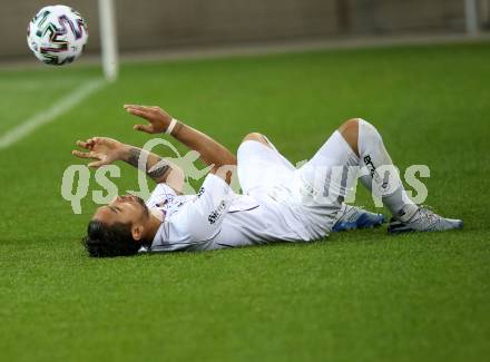Fussball. 2. Liga. SK Austria Klagenfurt gegen SV Licht-Loidl Lafnitz.  Maximiliano Moreira (Klagenfurt). Klagenfurt, am 14.6.2020.
Foto: Kuess
www.qspictures.net
---
pressefotos, pressefotografie, kuess, qs, qspictures, sport, bild, bilder, bilddatenbank