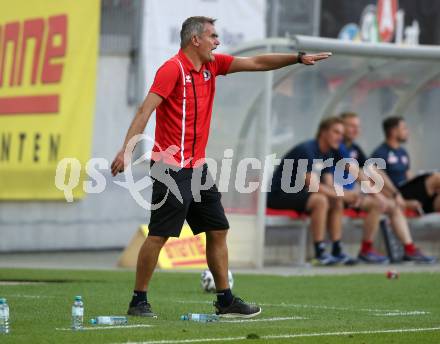 Fussball. 2. Liga. SK Austria Klagenfurt gegen Grazer AK 1902. Trainer Robert Micheu (Klagenfurt). Klagenfurt, am 23.6.2020.
Foto: Kuess
www.qspictures.net
---
pressefotos, pressefotografie, kuess, qs, qspictures, sport, bild, bilder, bilddatenbank