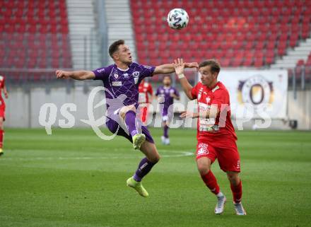 Fussball. 2. Liga. SK Austria Klagenfurt gegen Grazer AK 1902. Oliver Markoutz, (Klagenfurt), Benjamin Rosenberger (Graz). Klagenfurt, am 23.6.2020.
Foto: Kuess
www.qspictures.net
---
pressefotos, pressefotografie, kuess, qs, qspictures, sport, bild, bilder, bilddatenbank