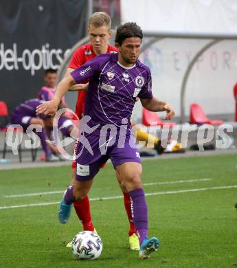 Fussball. 2. Liga. SK Austria Klagenfurt gegen Grazer AK 1902. Julian von Haacke (Klagenfurt), Florian Jessenitschnig (Graz). Klagenfurt, am 23.6.2020.
Foto: Kuess
www.qspictures.net
---
pressefotos, pressefotografie, kuess, qs, qspictures, sport, bild, bilder, bilddatenbank