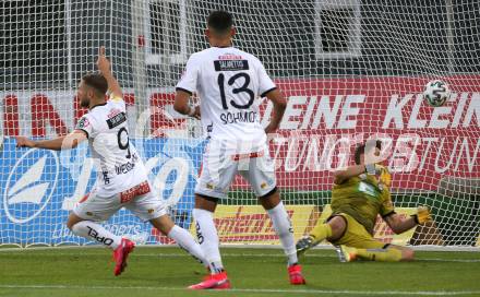 Fussball. Tipico Bundesliga. RZ Pellets WAC gegen SK Sturm Graz. Torjubel Shon Zalman Weissman (WAC). Wolfsberg, am 24.6.2020.
Foto: Kuess
www.qspictures.net

---
pressefotos, pressefotografie, kuess, qs, qspictures, sport, bild, bilder, bilddatenbank