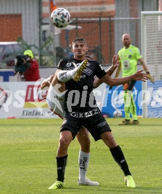Fussball. Tipico Bundesliga. RZ Pellets WAC gegen SK Sturm Graz. Nemanja Rnic,  (WAC), Thorsten Roecher  (Graz). Wolfsberg, am 24.6.2020.
Foto: Kuess
www.qspictures.net

---
pressefotos, pressefotografie, kuess, qs, qspictures, sport, bild, bilder, bilddatenbank