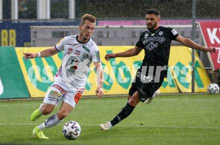Fussball. Tipico Bundesliga. RZ Pellets WAC gegen SK Sturm Graz. Marc Andre Schmerboeck,  (WAC),  Emanuel Sakic (Graz). Wolfsberg, am 24.6.2020.
Foto: Kuess
www.qspictures.net

---
pressefotos, pressefotografie, kuess, qs, qspictures, sport, bild, bilder, bilddatenbank