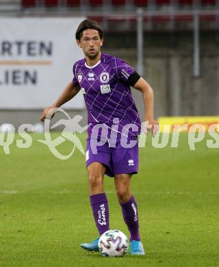 Fussball. 2. Liga. SK Austria Klagenfurt gegen FC Juniors Oberoesterreich.  Julian von Haacke (Klagenfurt). Klagenfurt, am 4.7.2020.
Foto: Kuess
www.qspictures.net
---
pressefotos, pressefotografie, kuess, qs, qspictures, sport, bild, bilder, bilddatenbank