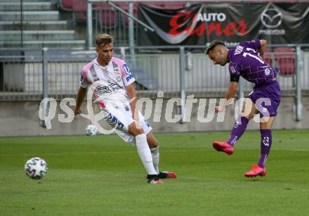 Fussball. 2. Liga. SK Austria Klagenfurt gegen FC Juniors Oberoesterreich.  Okan Aydin (Klagenfurt). Klagenfurt, am 4.7.2020.
Foto: Kuess
www.qspictures.net
---
pressefotos, pressefotografie, kuess, qs, qspictures, sport, bild, bilder, bilddatenbank