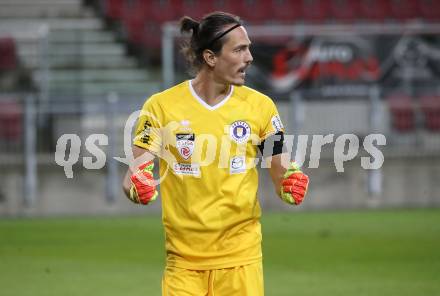 Fussball. 2. Liga. SK Austria Klagenfurt gegen FC Juniors Oberoesterreich.  Jubel Zan Pelko (Klagenfurt). Klagenfurt, am 4.7.2020.
Foto: Kuess
www.qspictures.net
---
pressefotos, pressefotografie, kuess, qs, qspictures, sport, bild, bilder, bilddatenbank