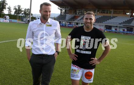 Fussball. Tipico Bundesliga. RZ Pellets WAC gegen SK Rapid Wien.  Jubel Trainer Ferdinand Feldhofer, Shon Zalman Weissmann(WAC). Wolfsberg, am 5.7.2020.
Foto: Kuess
www.qspictures.net

---
pressefotos, pressefotografie, kuess, qs, qspictures, sport, bild, bilder, bilddatenbank