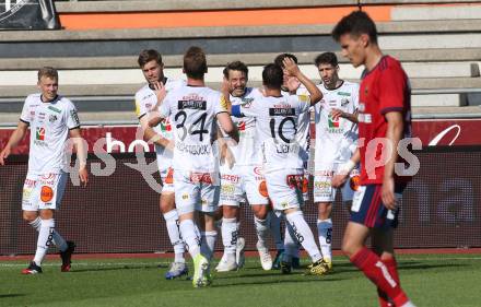 Fussball. Tipico Bundesliga. RZ Pellets WAC gegen SK Rapid Wien. Torjubel Christopher Wernitznig, (WAC). Wolfsberg, am 5.7.2020.
Foto: Kuess
www.qspictures.net

---
pressefotos, pressefotografie, kuess, qs, qspictures, sport, bild, bilder, bilddatenbank