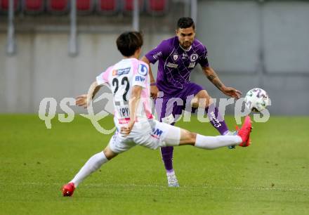 Fussball. 2. Liga. SK Austria Klagenfurt gegen FC Juniors Oberoesterreich.  Maximiliano Moreira, (Klagenfurt). Klagenfurt, am 4.7.2020.
Foto: Kuess
www.qspictures.net
---
pressefotos, pressefotografie, kuess, qs, qspictures, sport, bild, bilder, bilddatenbank