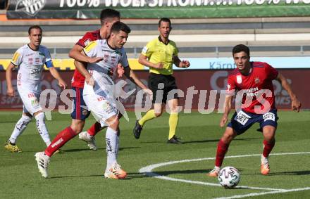 Fussball. Tipico Bundesliga. RZ Pellets WAC gegen SK Rapid Wien. Milos jojic,  (WAC),  Dejan Ljubicic (Rapid). Wolfsberg, am 5.7.2020.
Foto: Kuess
www.qspictures.net

---
pressefotos, pressefotografie, kuess, qs, qspictures, sport, bild, bilder, bilddatenbank