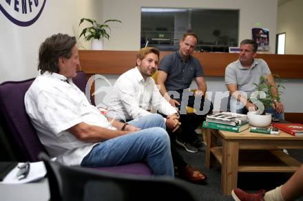 Fussball. 2. Liga. 100 Jahr Feier SK Austria Klagenfurt. Walter Grill, Christian Rosenzopf, Matthias Imhof. Klagenfurt, am 15.7.2020.
Foto: Kuess
www.qspictures.net
---
pressefotos, pressefotografie, kuess, qs, qspictures, sport, bild, bilder, bilddatenbank