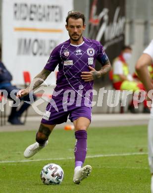 Fussball. 2. Liga. SK Austria Klagenfurt gegen Floridsdorfer AC Wien.  Philipp Huetter, (Klagenfurt). Klagenfurt, am 18.7.2020.
Foto: Kuess
www.qspictures.net
---
pressefotos, pressefotografie, kuess, qs, qspictures, sport, bild, bilder, bilddatenbank