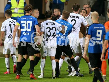 Fussball. 2. Liga. Amstetten gegen SK Austria Klagenfurt. Meinungsverschiedenheiten nach dem Spiel. Amstetten, am 24.7.2020.
Foto: Kuess
www.qspictures.net
---
pressefotos, pressefotografie, kuess, qs, qspictures, sport, bild, bilder, bilddatenbank