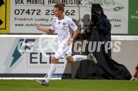 Fussball. 2. Liga. Amstetten gegen SK Austria Klagenfurt. Torjubel Patrick Greil (Klagenfurt). Amstetten, am 24.7.2020.
Foto: Kuess
www.qspictures.net
---
pressefotos, pressefotografie, kuess, qs, qspictures, sport, bild, bilder, bilddatenbank