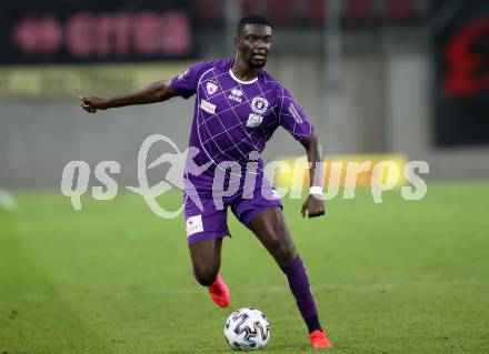 Fussball. 2. Liga. SK Austria Klagenfurt gegen Wacker Innsbruck.  Mc Moordy Huether (Klagenfurt). Klagenfurt, am 31.7.2020.
Foto: Kuess
www.qspictures.net
---
pressefotos, pressefotografie, kuess, qs, qspictures, sport, bild, bilder, bilddatenbank