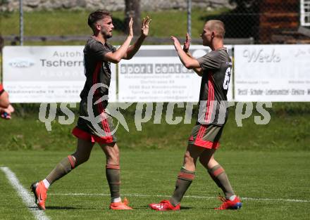 Fussball. 2. Klasse B. Kleinkirchheim gegen Draschitz. Torjubel Mario Dilberovic (Kleinkirchheim),   (Draschitz). Kleinkirchheim, 1.8.2020.
Foto: Kuess
---
pressefotos, pressefotografie, kuess, qs, qspictures, sport, bild, bilder, bilddatenbank
