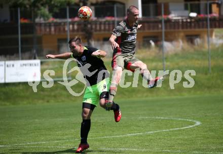 Fussball. 2. Klasse B. Kleinkirchheim gegen Draschitz. Mario Hubert Trattler (Kleinkirchheim),  Kristijan Zihlmann (Draschitz). Kleinkirchheim, 1.8.2020.
Foto: Kuess
---
pressefotos, pressefotografie, kuess, qs, qspictures, sport, bild, bilder, bilddatenbank