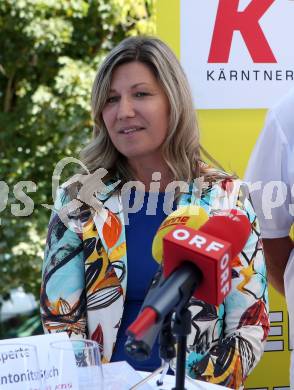 Tennis. WTA-Turnier in Poertschach. Pressekonferenz.  Christina Toth. Poertschach, 6.8.2020. 
Foto: Kuess 
---
pressefotos, pressefotografie, kuess, qs, qspictures, sport, bild, bilder, bilddatenbank