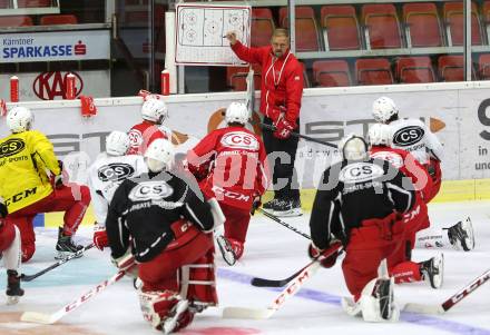 Eishockey Bundesliga. Training KAC. Trainer Petri Matikainen. Klagenfurt, am 3.8.2020.
Foto: Kuess
---
pressefotos, pressefotografie, kuess, qs, qspictures, sport, bild, bilder, bilddatenbank