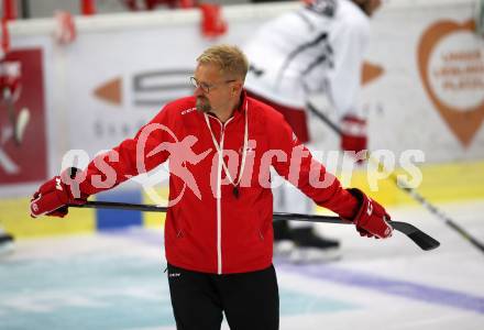Eishockey Bundesliga. Training KAC. Trainer Petri Matikainen. Klagenfurt, am 3.8.2020.
Foto: Kuess
---
pressefotos, pressefotografie, kuess, qs, qspictures, sport, bild, bilder, bilddatenbank