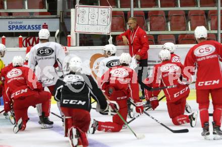 Eishockey Bundesliga. Training KAC. Trainer Petri Matikainen. Klagenfurt, am 3.8.2020.
Foto: Kuess
---
pressefotos, pressefotografie, kuess, qs, qspictures, sport, bild, bilder, bilddatenbank