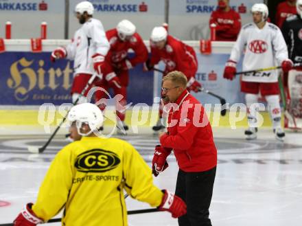 Eishockey Bundesliga. Training KAC. Trainer Petri Matikainen. Klagenfurt, am 3.8.2020.
Foto: Kuess
---
pressefotos, pressefotografie, kuess, qs, qspictures, sport, bild, bilder, bilddatenbank