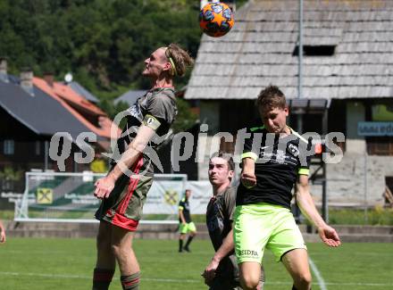 Fussball. 2. Klasse B. Kleinkirchheim gegen Draschitz. Max Unterwandling (Kleinkirchheim), Philipp Novak  (Draschitz). Kleinkirchheim, 1.8.2020.
Foto: Kuess
---
pressefotos, pressefotografie, kuess, qs, qspictures, sport, bild, bilder, bilddatenbank