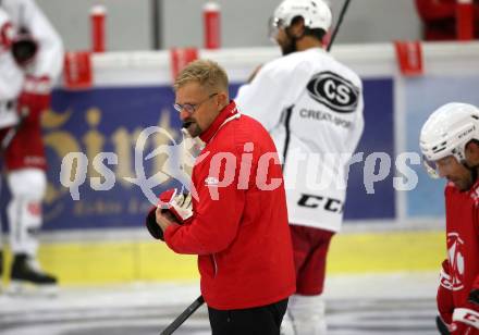 Eishockey Bundesliga. Training KAC. Trainer Petri Matikainen. Klagenfurt, am 3.8.2020.
Foto: Kuess
---
pressefotos, pressefotografie, kuess, qs, qspictures, sport, bild, bilder, bilddatenbank