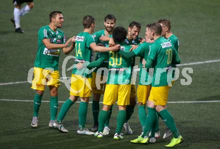 Fussball Regionalliga. Spittal gegen Voecklamarkt.  Torjubel  (Voecklamarkt). Spittal, 14.8.2020.
Foto: Kuess
---
pressefotos, pressefotografie, kuess, qs, qspictures, sport, bild, bilder, bilddatenbank