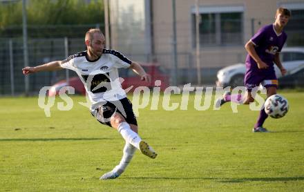 Fussball. Unterliga Ost. Austria Klagenfurt Amateure gegen ASK Klagenfurt. Danijel Micic  (ASK Klagenfurt). Klagenfurt, 9.8.2020.
Foto: Kuess
---
pressefotos, pressefotografie, kuess, qs, qspictures, sport, bild, bilder, bilddatenbank