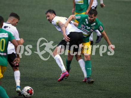 Fussball Regionalliga. Spittal gegen Voecklamarkt.  Kristijan Jelic (Spittal),  Benjamin Taferner (Voecklamarkt). Spittal, 14.8.2020.
Foto: Kuess
---
pressefotos, pressefotografie, kuess, qs, qspictures, sport, bild, bilder, bilddatenbank