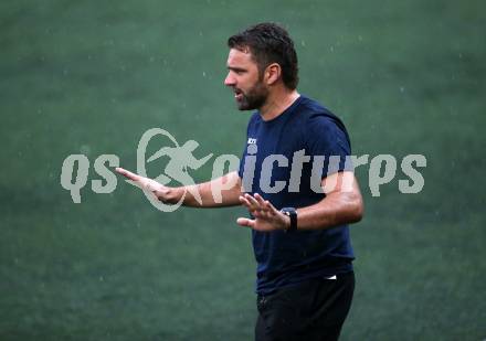 Fussball Regionalliga. Spittal gegen Voecklamarkt.  Trainer Rudolf Schoenherr (Spittal),  (Voecklamarkt). Spittal, 14.8.2020.
Foto: Kuess
---
pressefotos, pressefotografie, kuess, qs, qspictures, sport, bild, bilder, bilddatenbank