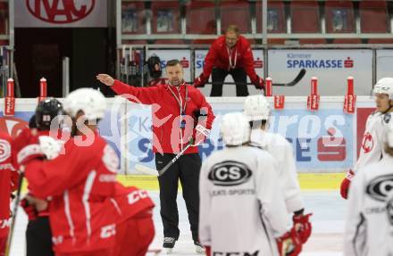 Eishockey. Training KAC. Co-Trainer Juha Vuori, Trainer Petri Matikainen. Klagenfurt, am 18.8.2020.
Foto: Kuess
---
pressefotos, pressefotografie, kuess, qs, qspictures, sport, bild, bilder, bilddatenbank