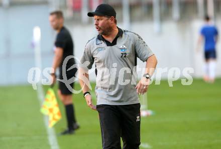 Fussball Testspiel. SK Austria Klagenfurt gegen SC Paderborn 07.  Trainer Steffen Baumgart (Paderborn). Klagenfurt, am 19.8.2020.
Foto: Kuess
www.qspictures.net
---
pressefotos, pressefotografie, kuess, qs, qspictures, sport, bild, bilder, bilddatenbank