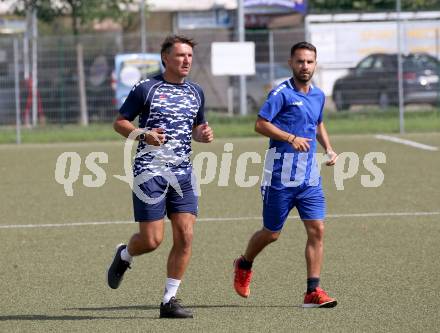 Fussball. 2. Liga. SK Austria Klagenfurt.  Training.  Thomas Lenuweit, Okan Aydin. Klagenfurt, am 17.8.2020.
Foto: Kuess
www.qspictures.net
---
pressefotos, pressefotografie, kuess, qs, qspictures, sport, bild, bilder, bilddatenbank