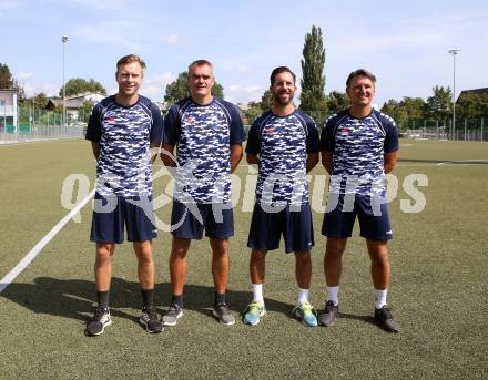 Fussball. 2. Liga. SK Austria Klagenfurt.  Training.  Martin Lassnig, Robert Micheu, Sandro Zakany, Thomas Lenuweit. Klagenfurt, am 17.8.2020.
Foto: Kuess
www.qspictures.net
---
pressefotos, pressefotografie, kuess, qs, qspictures, sport, bild, bilder, bilddatenbank