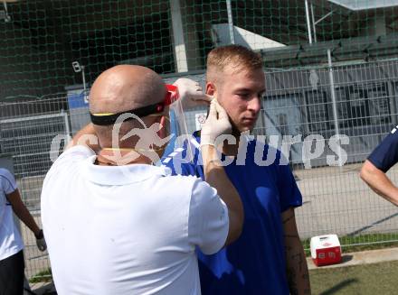 Fussball. 2. Liga. SK Austria Klagenfurt.  Training.  Florian Jaritz. Klagenfurt, am 17.8.2020.
Foto: Kuess
www.qspictures.net
---
pressefotos, pressefotografie, kuess, qs, qspictures, sport, bild, bilder, bilddatenbank