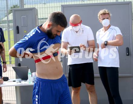 Fussball. 2. Liga. SK Austria Klagenfurt. Training.  Kosmas Gkezos. Klagenfurt, am 17.8.2020.
Foto: Kuess
www.qspictures.net
---
pressefotos, pressefotografie, kuess, qs, qspictures, sport, bild, bilder, bilddatenbank