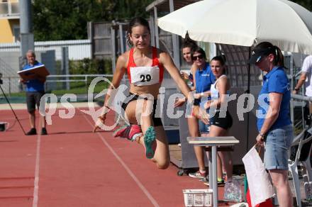 Leichtathletik.  Weitsprung. Elisabeth Golger (LAC Klagenfurt). Villach, am 8.8.2020.
Foto: Kuess
---
pressefotos, pressefotografie, kuess, qs, qspictures, sport, bild, bilder, bilddatenbank