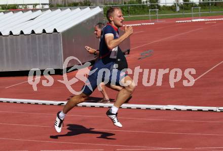 Leichtathletik.  400 Meter Huerden. Markus Karlin (KLC). Villach, am 8.8.2020.
Foto: Kuess
---
pressefotos, pressefotografie, kuess, qs, qspictures, sport, bild, bilder, bilddatenbank