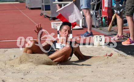 Leichtathletik.  Weitsprung. Veronika Watzek (KLC). Villach, am 8.8.2020.
Foto: Kuess
---
pressefotos, pressefotografie, kuess, qs, qspictures, sport, bild, bilder, bilddatenbank