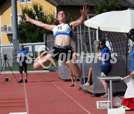 Leichtathletik.  Weitsprung. Julia Presslinger (LC Villach). Villach, am 8.8.2020.
Foto: Kuess
---
pressefotos, pressefotografie, kuess, qs, qspictures, sport, bild, bilder, bilddatenbank