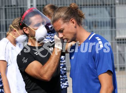 Fussball. 2. Liga. SK Austria Klagenfurt.  Training.  Patrick Greil. Klagenfurt, am 17.8.2020.
Foto: Kuess
www.qspictures.net
---
pressefotos, pressefotografie, kuess, qs, qspictures, sport, bild, bilder, bilddatenbank