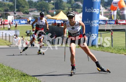 Sommer Grand Prix Langlauf.  Anna Juppe (126), Stefan Peer. Villach, 22.8.2020.
Foto: Kuess

---
pressefotos, pressefotografie, kuess, qs, qspictures, sport, bild, bilder, bilddatenbank