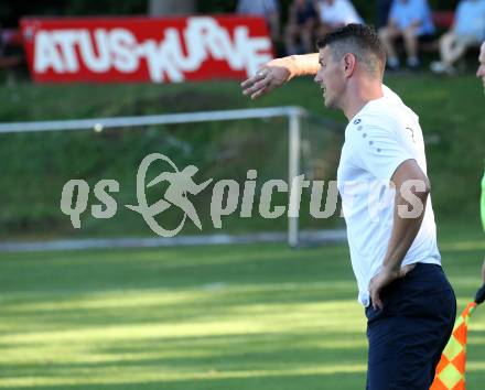 Fussball. Kaerntner Liga. Atus Ferlach gegen SAK.  Trainer Mario Verdel (Ferlach). Ferlach, 22.8.2020.
Foto: Kuess
---
pressefotos, pressefotografie, kuess, qs, qspictures, sport, bild, bilder, bilddatenbank