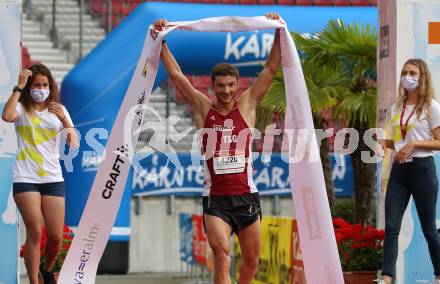 Kaernten laeuft.  Dominik Sowieja (GER). Klagenfurt, am 23.8.2020.
Foto: Kuess
---
pressefotos, pressefotografie, kuess, qs, qspictures, sport, bild, bilder, bilddatenbank