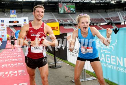 Kaernten laeuft.  Dominik Sowieja (GER), Thea Heim (GER). Klagenfurt, am 23.8.2020.
Foto: Kuess
---
pressefotos, pressefotografie, kuess, qs, qspictures, sport, bild, bilder, bilddatenbank